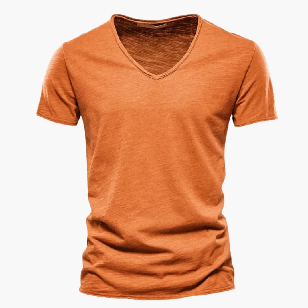 T shirt homme avec col rond et manches courtes