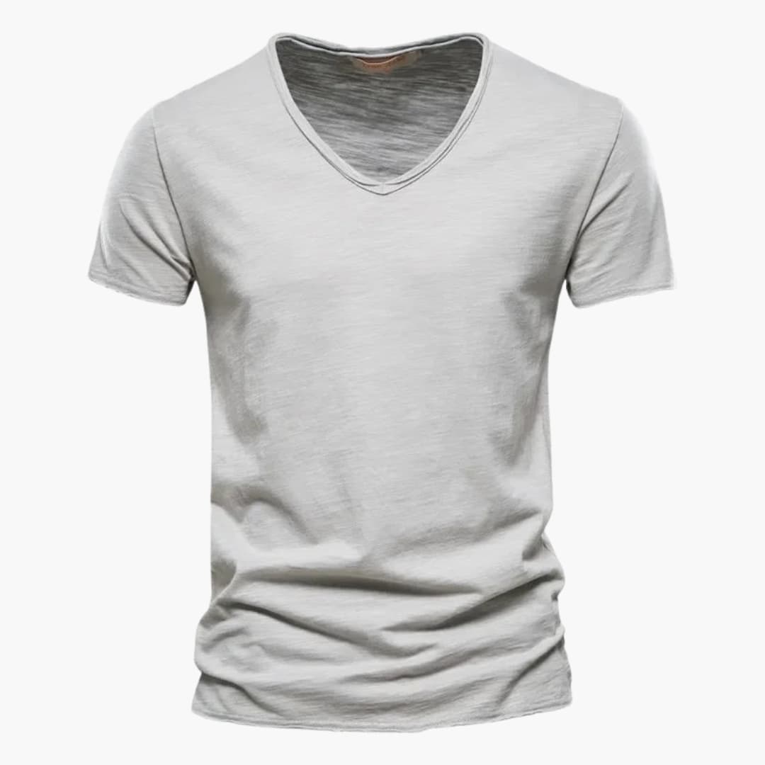 T shirt homme avec col rond et manches courtes