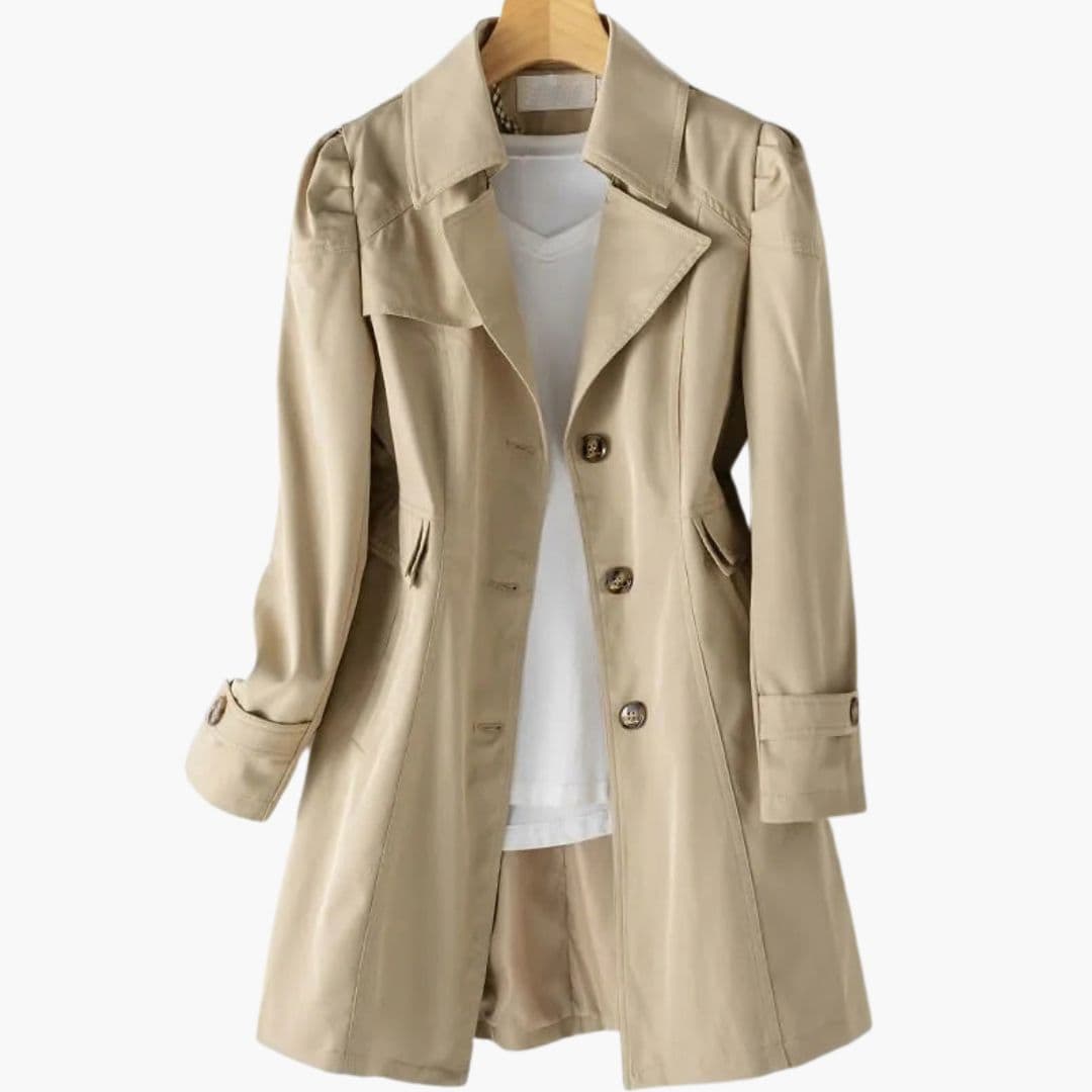 Trench Femme à Boutonnage Devant