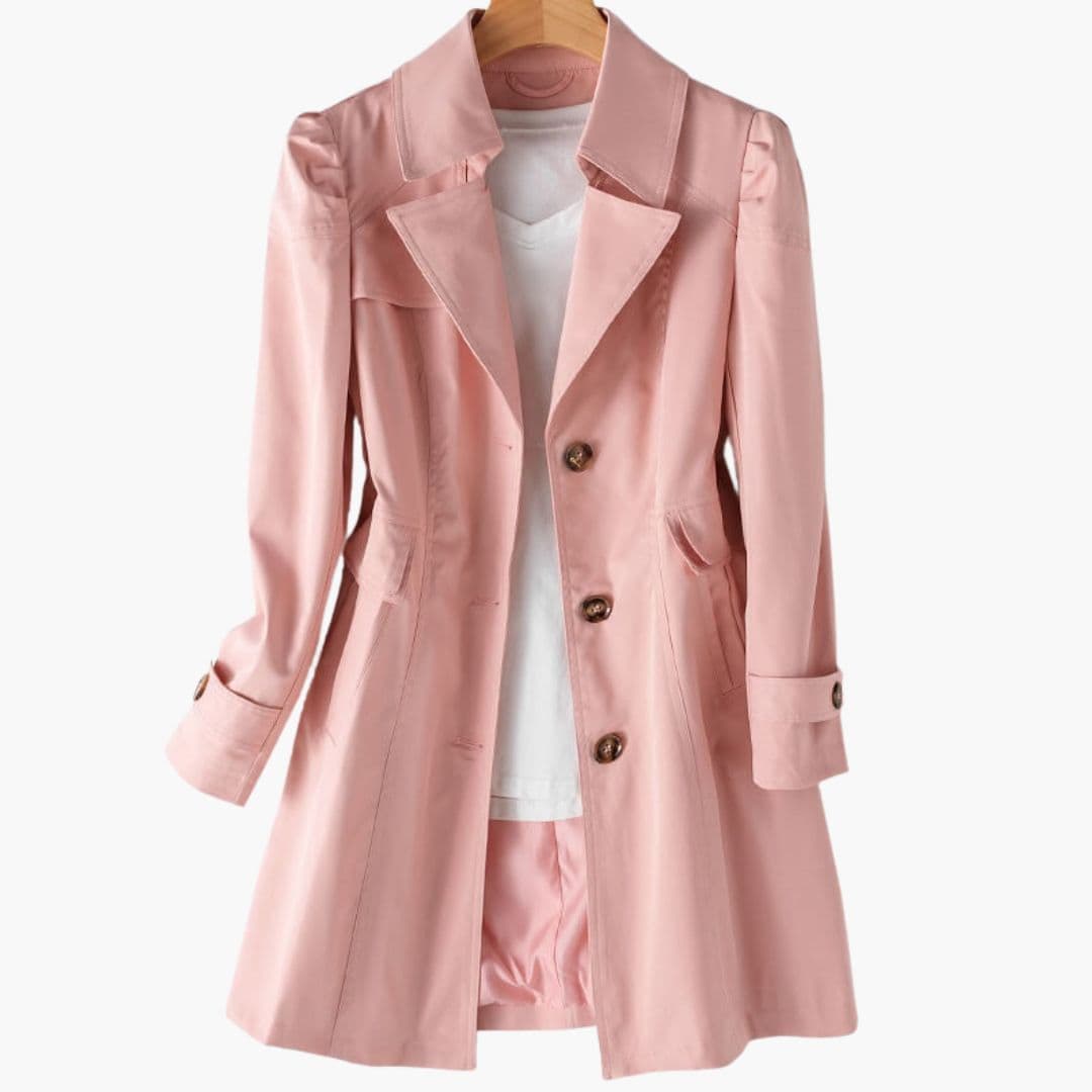 Trench Femme à Boutonnage Devant