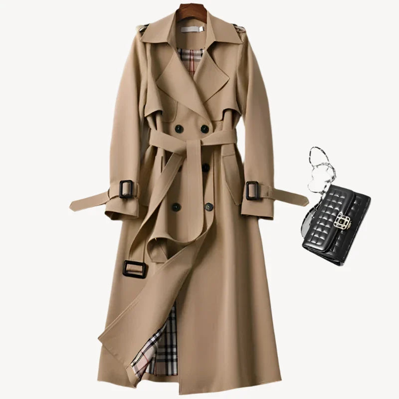 Manteau Femme Élégant Double Boutonnage | Style Chic et Polyvalent