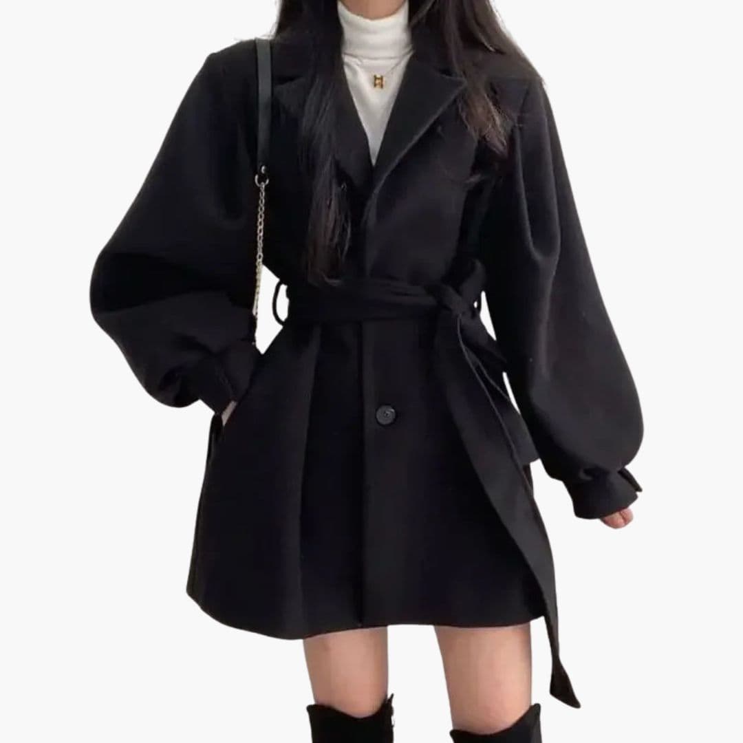 Trench femme avec ceinture à la taille
