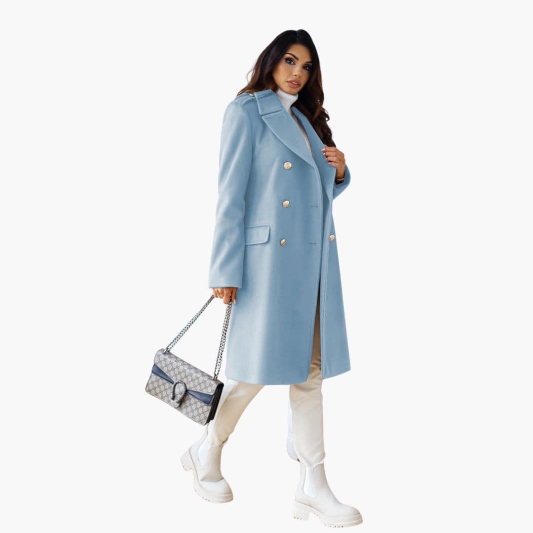 Trench femme avec col à revers