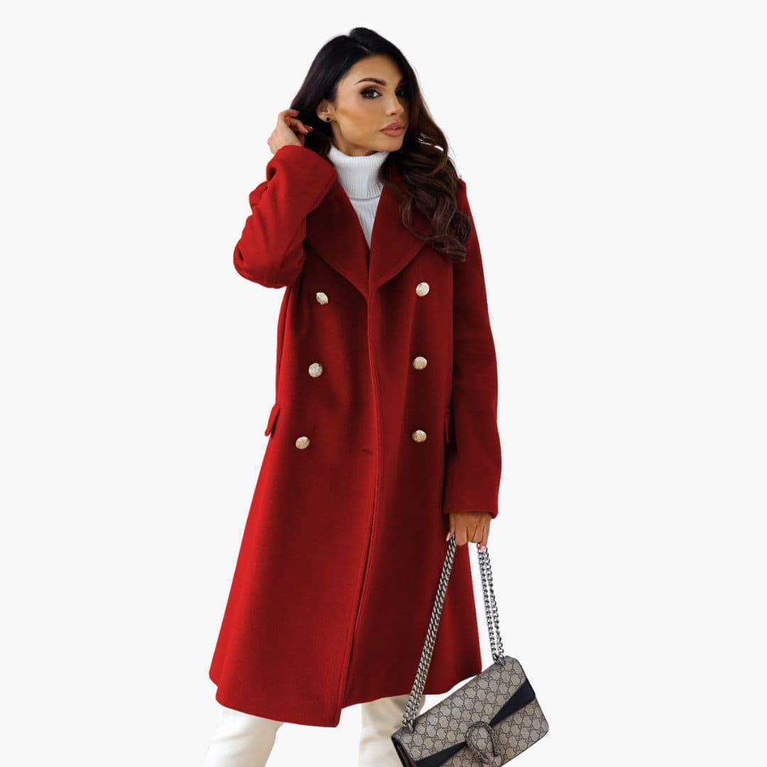 Trench femme avec col à revers