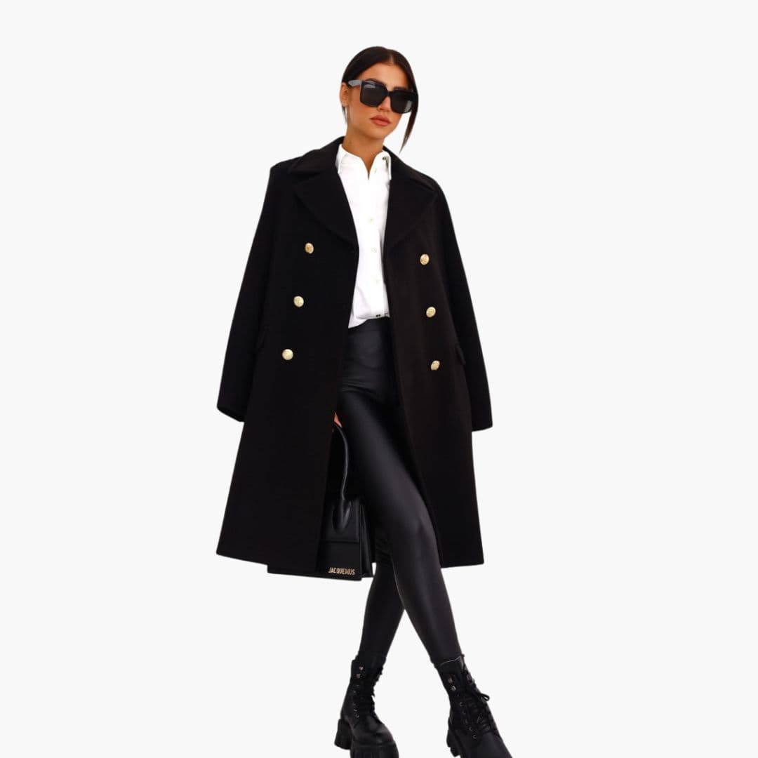 Trench femme avec col à revers