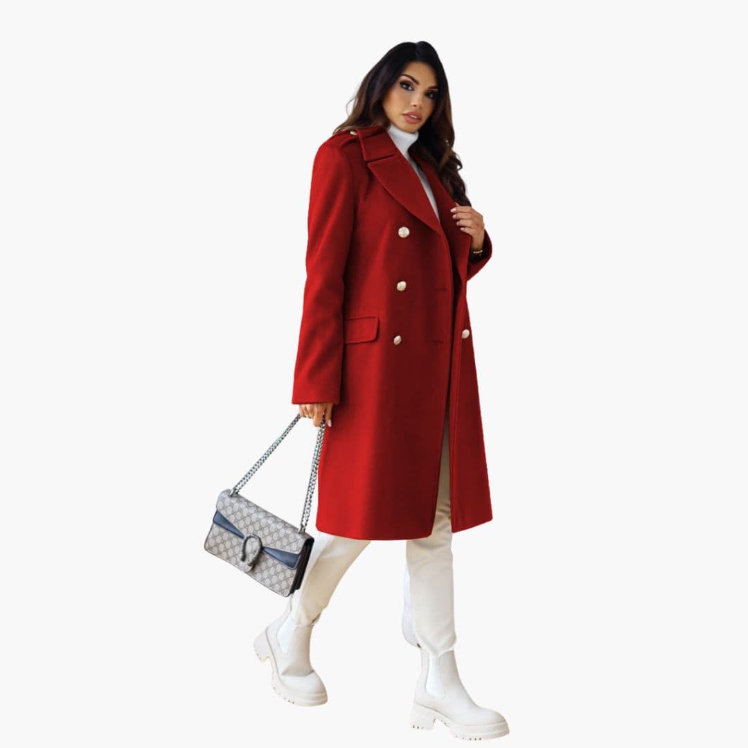 Trench femme avec col à revers