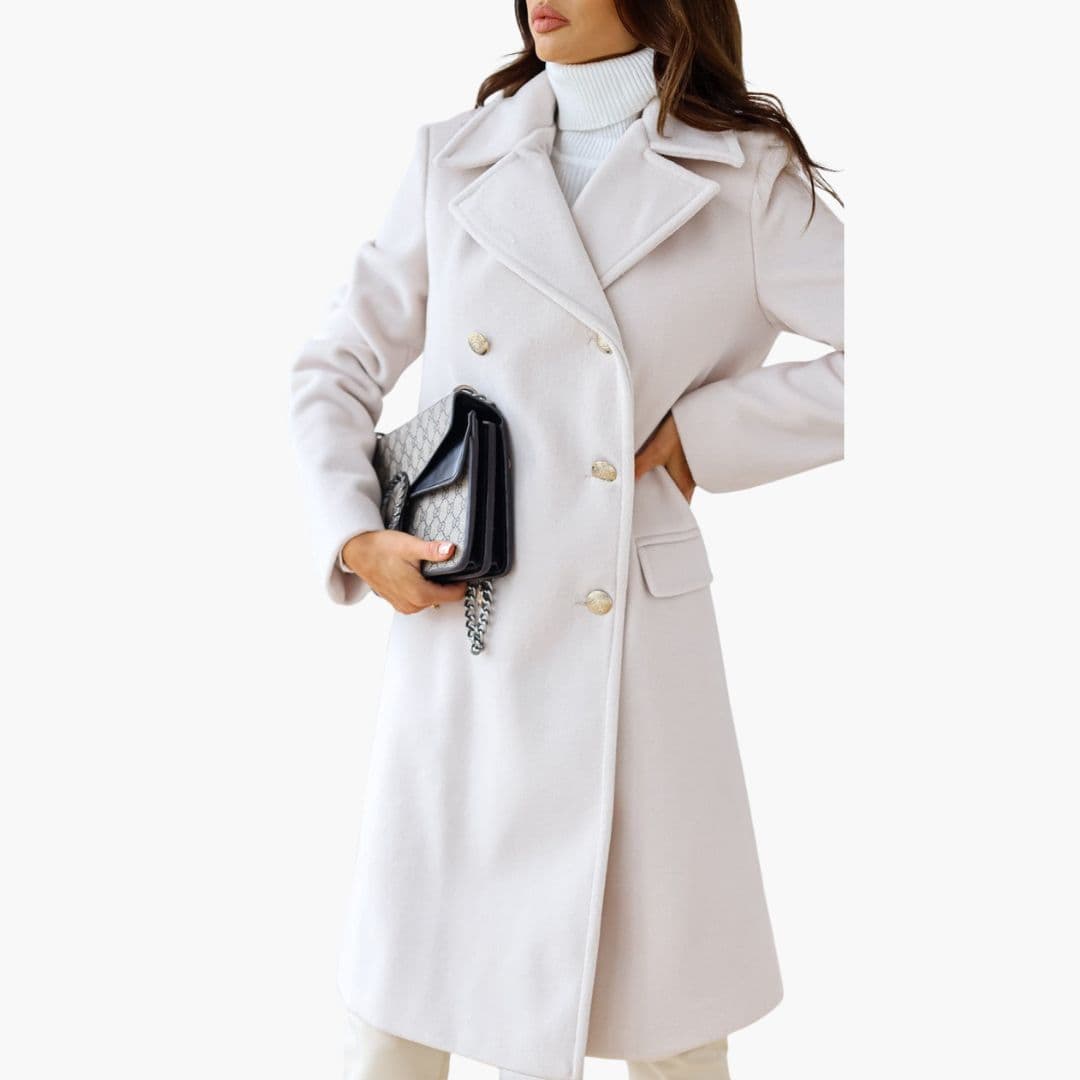 Trench femme avec col à revers