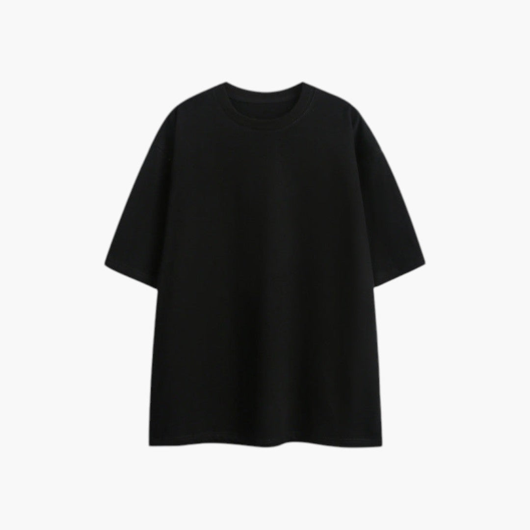 Men's Shirt with Short Sleeves and Round Neck