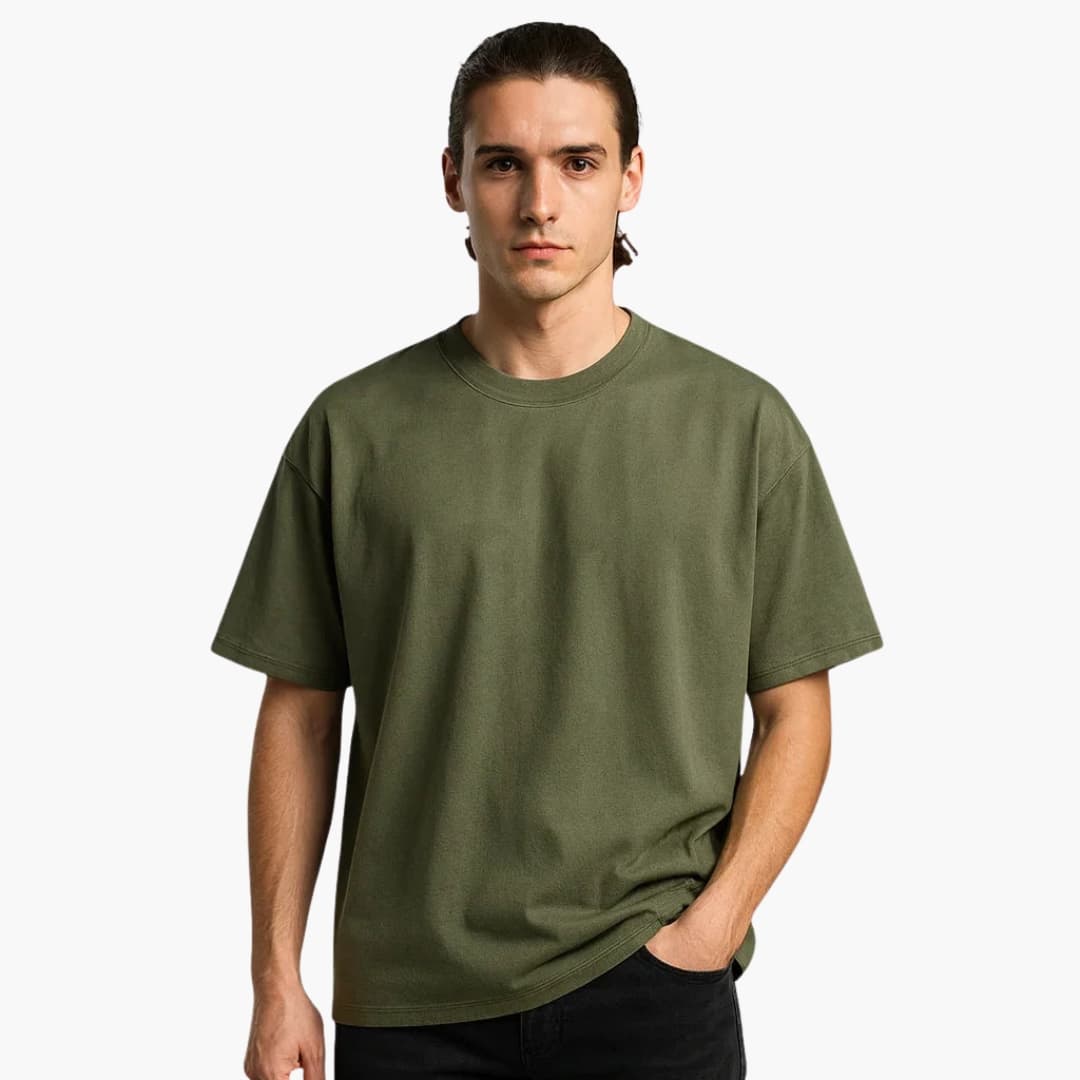 T shirt Oversize Homme à Manches Courtes