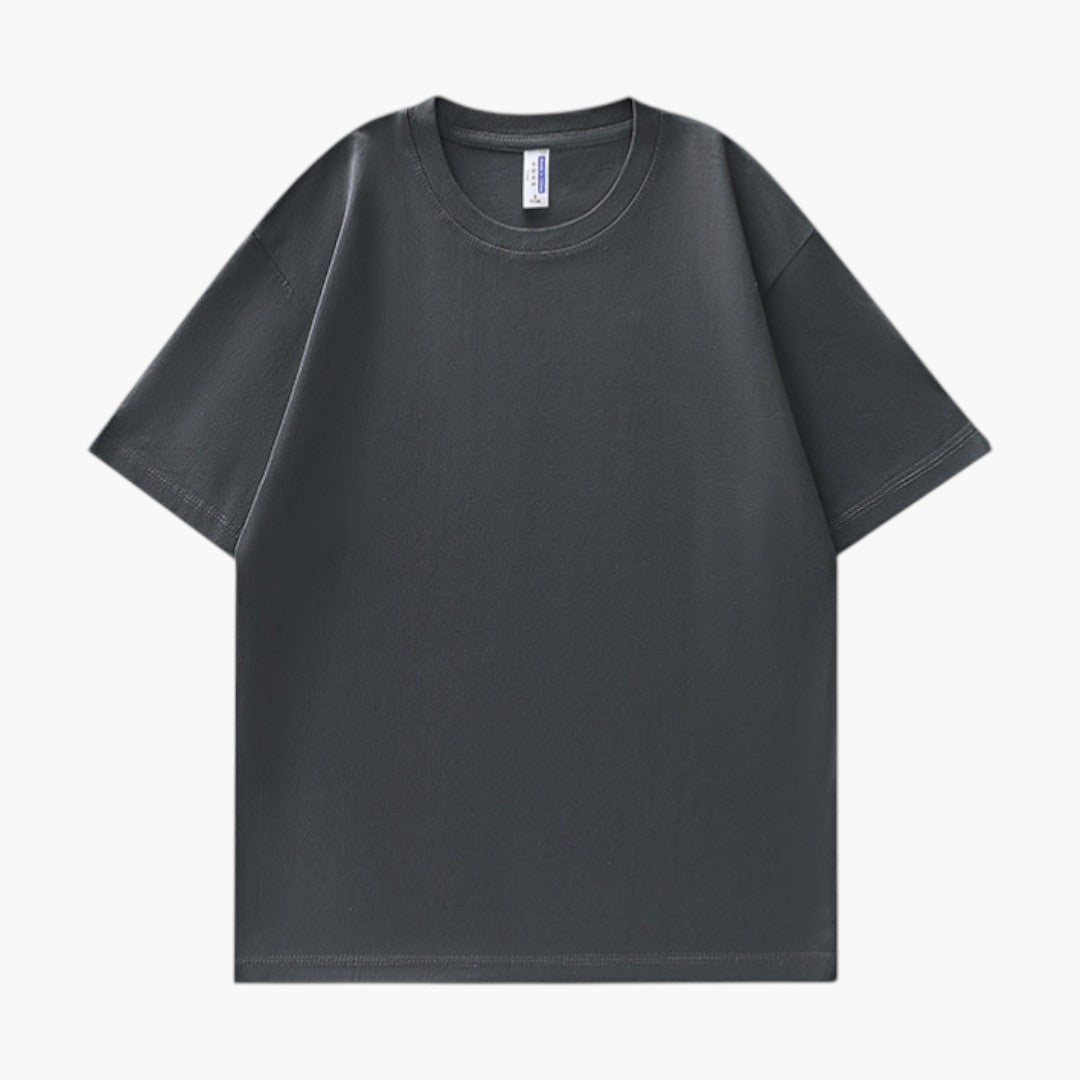T shirt femme col rond manches courtes coupe ample