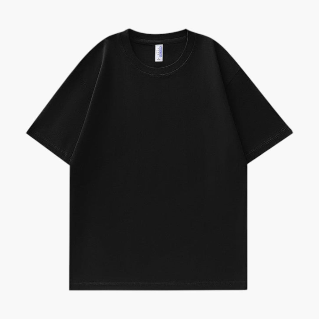 T shirt femme col rond manches courtes coupe ample