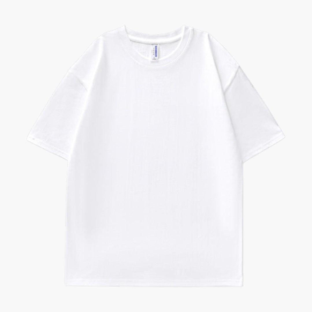 T shirt femme col rond manches courtes coupe ample