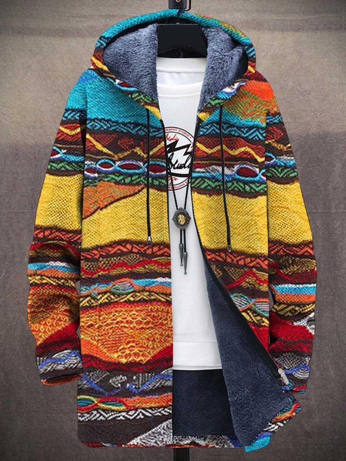 Veste Femme Élégante Avec Imprimé Artistique | Style Unique et Confort Quotidien