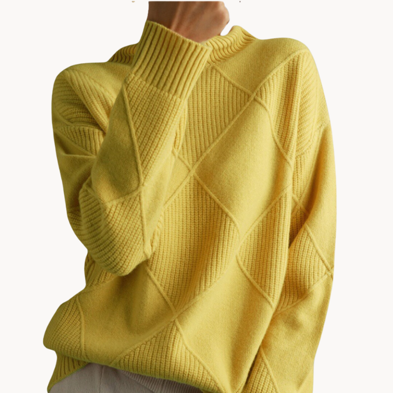 Pull Femme Col Roulé Hiver | Coupe Confortable Et Style Intemporel