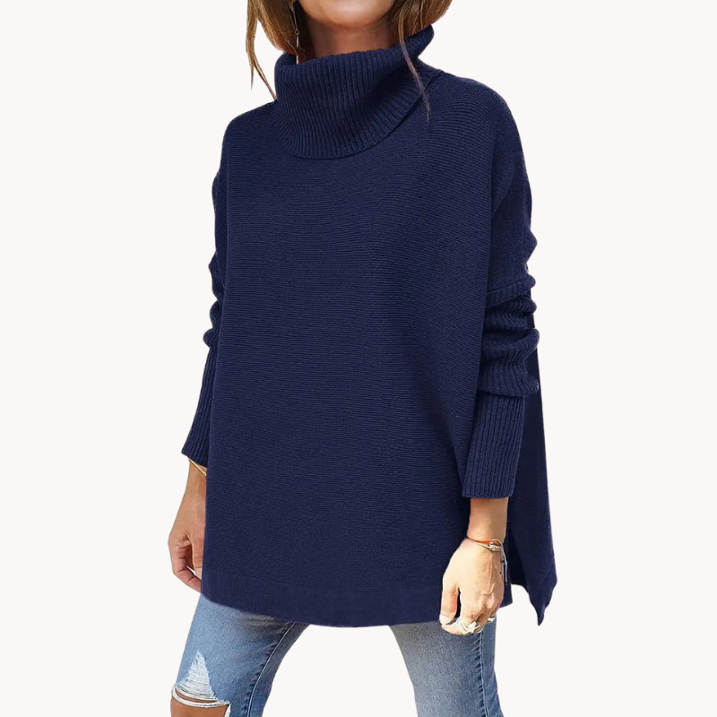 Pull Col Roulé Femme En Maille Douce | Chaud Et Confortable Pour L’Hiver