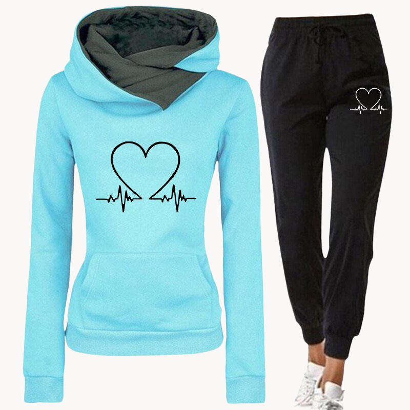 Ensemble jogging femme | Coupe ample confortable | Haut et pantalon assortis pour la détente