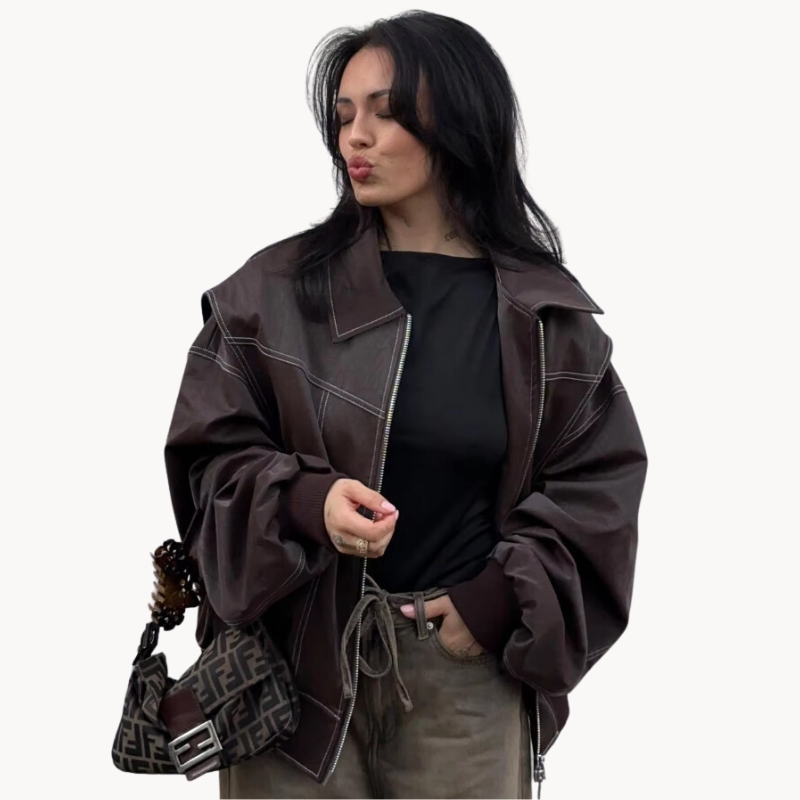 Veste Femme Oversize Tendance | Style Moderne et Élégance Décontractée