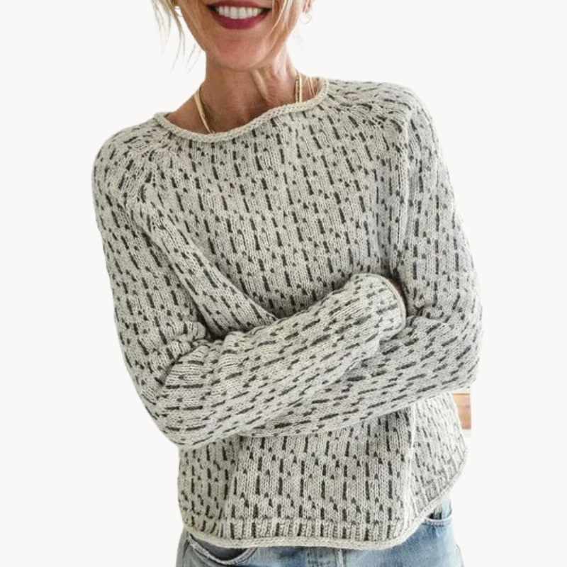 Pull Femme En Maille Confortable | Haut Décontracté Chic Pour L’Automne