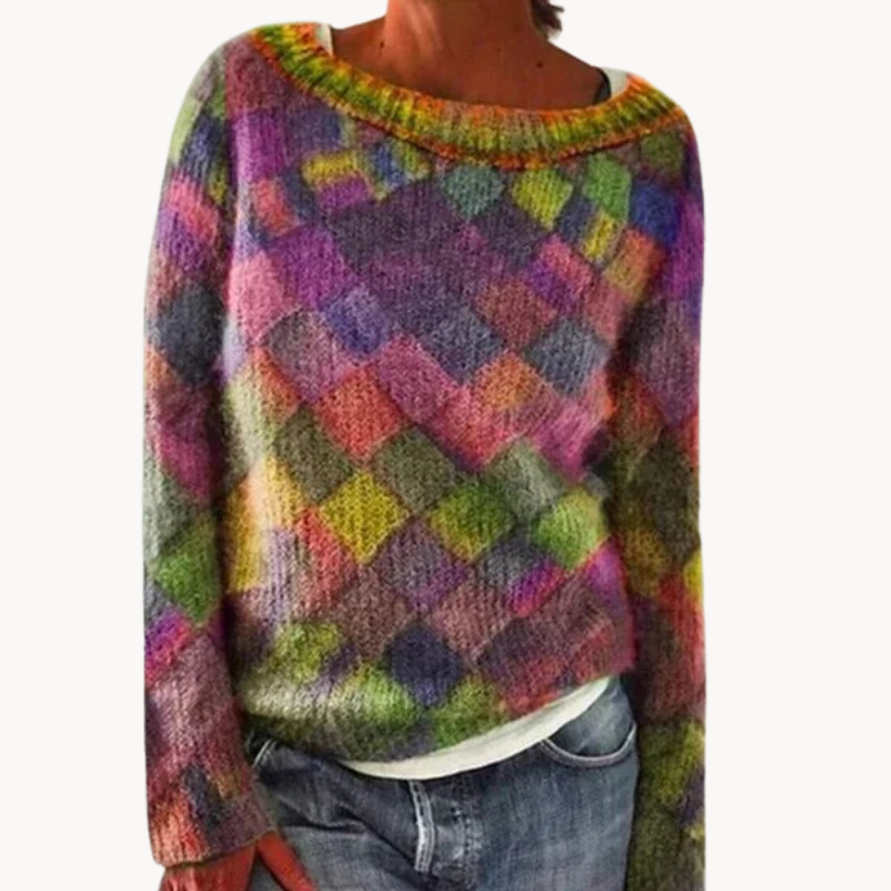 Pull Femme Coloré Tendance | Mode Décontractée et Confort