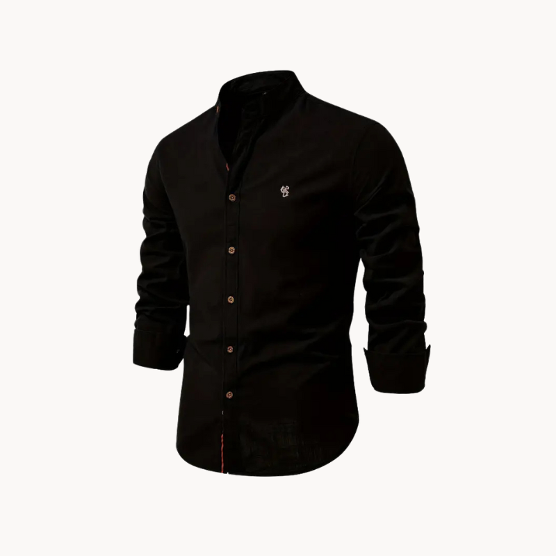 Chemise homme légère | Tissu respirant, coupe soignée | Col classique, boutonnage intégral, idéale printemps