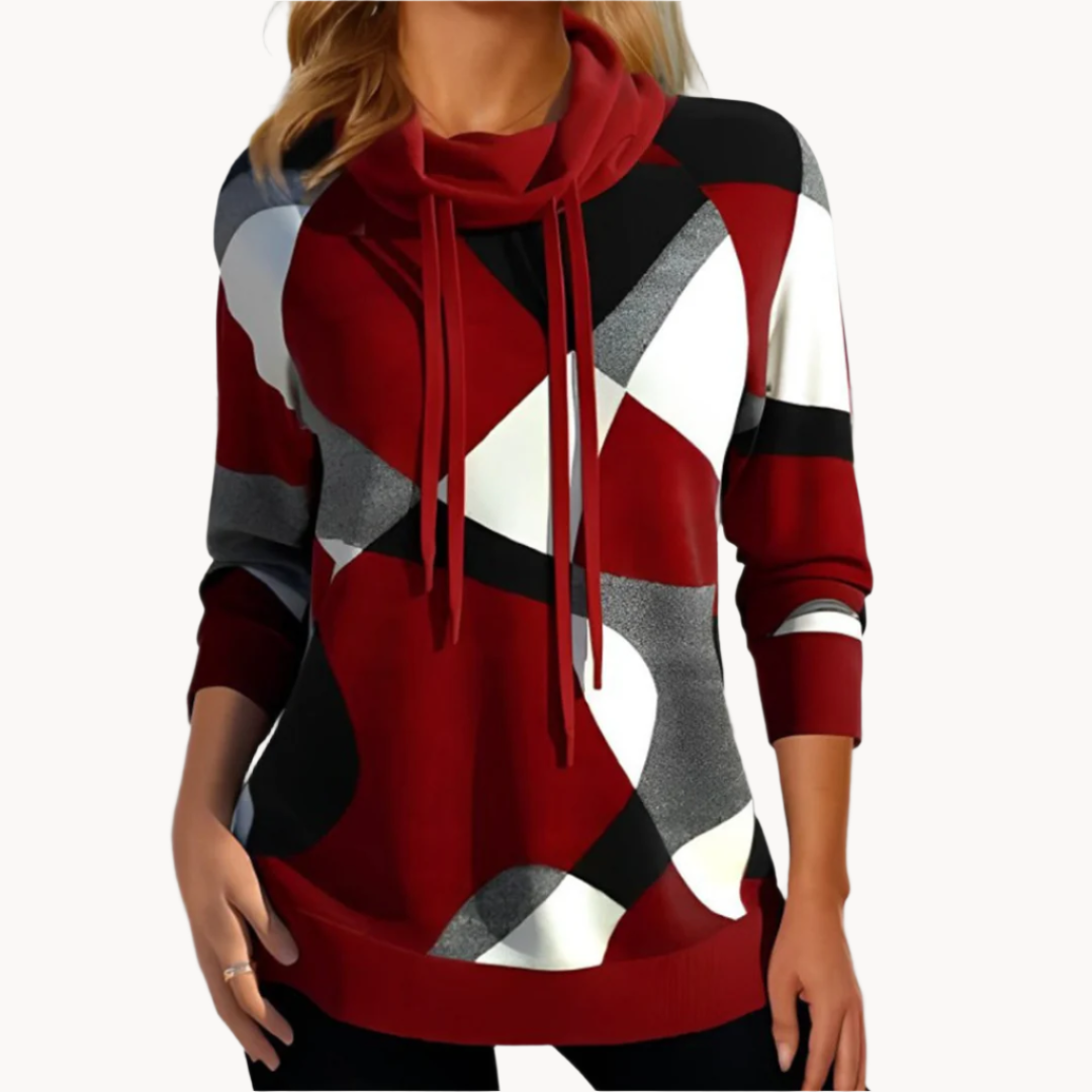 Haut Femme Color Block Chic | Style Moderne et Confort Quotidien
