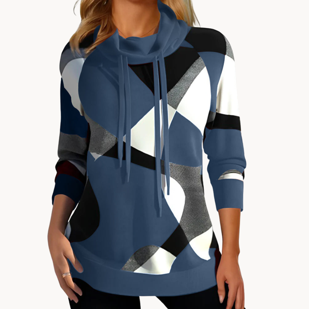 Haut Femme Color Block Chic | Style Moderne et Confort Quotidien