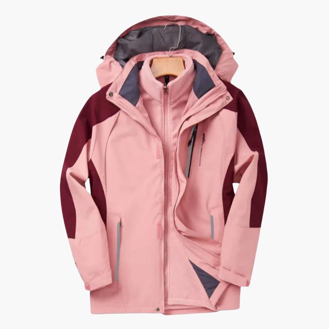 3-in-1 herenjas voor buiten met capuchon