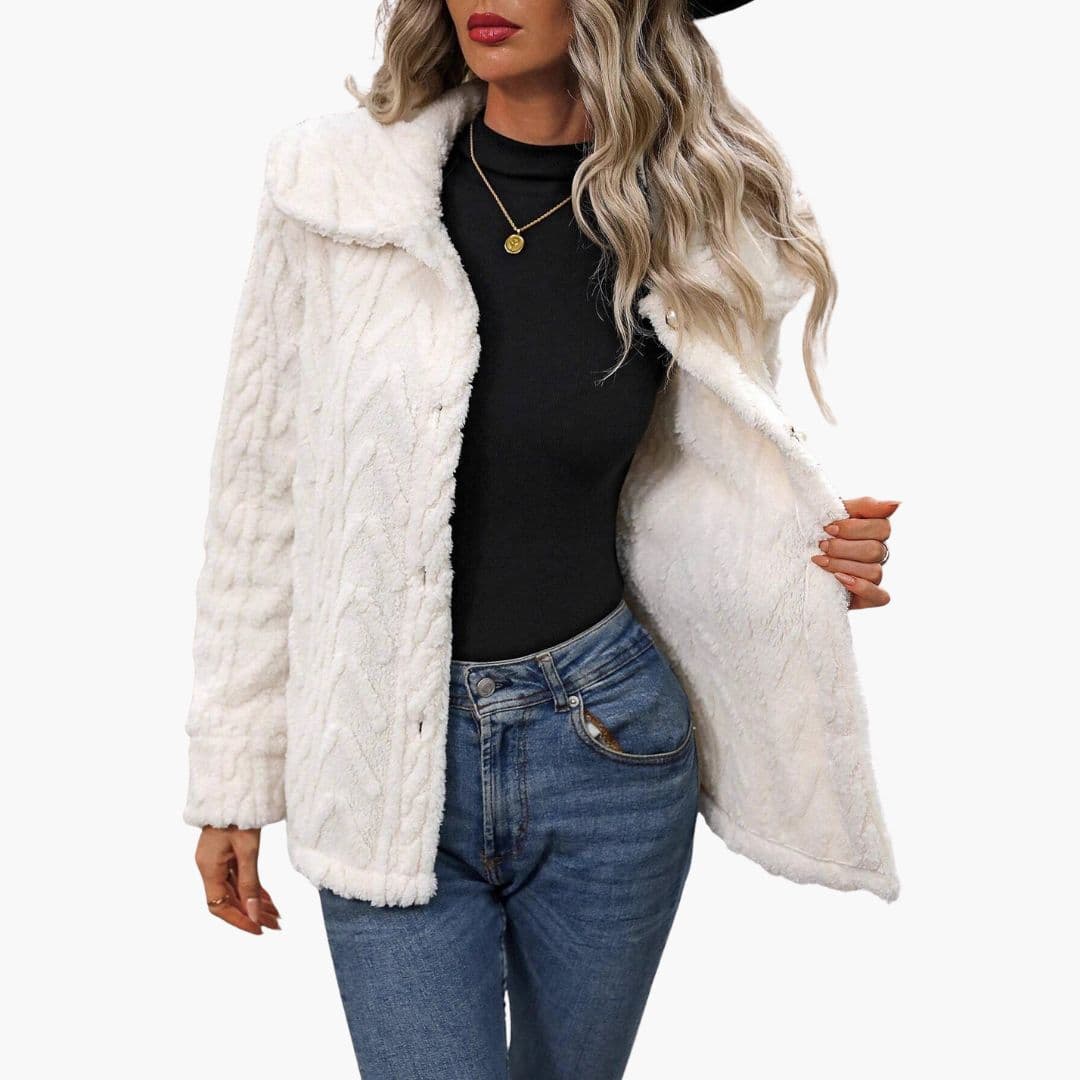 Veste Cardigan Femme avec Col Classique