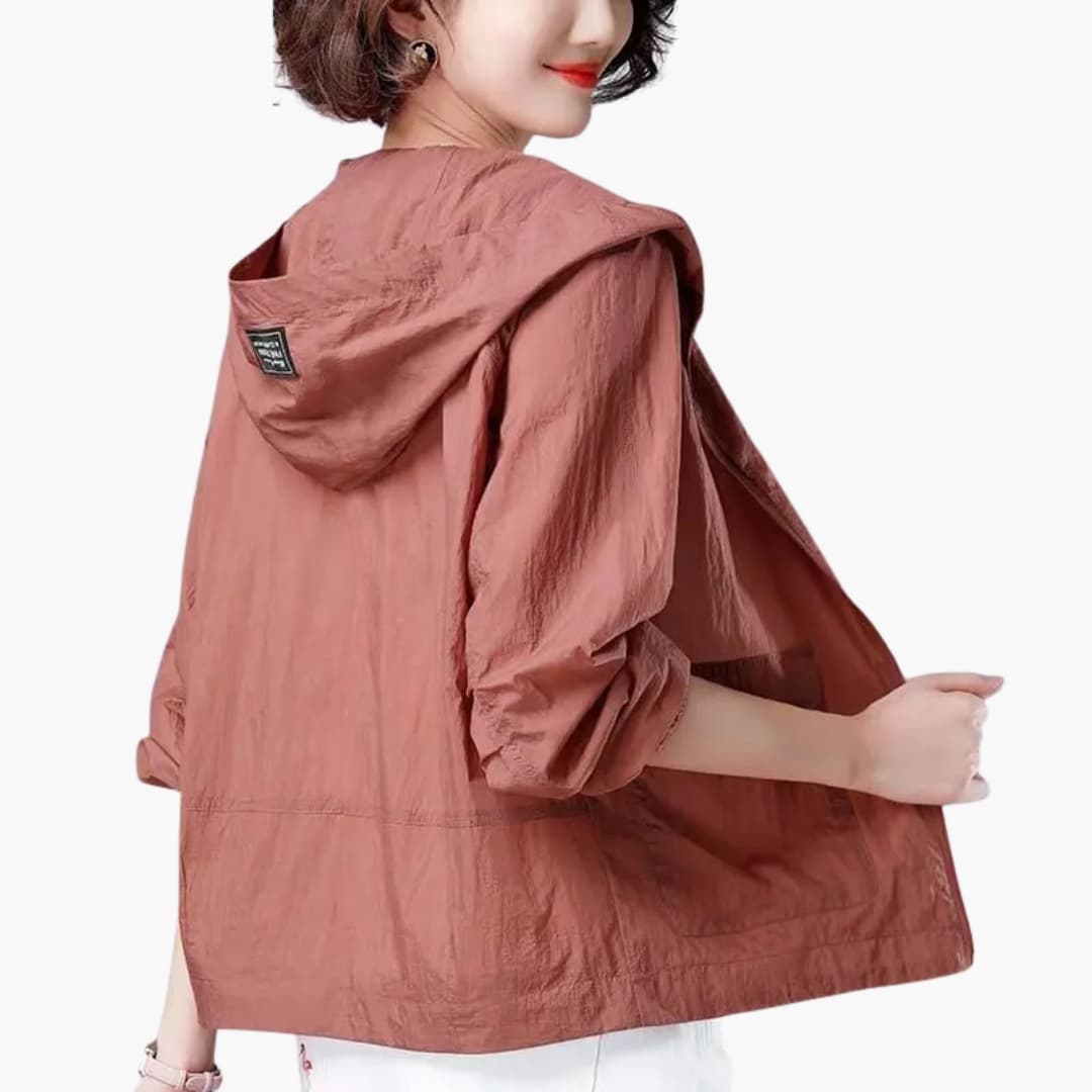 Veste Femme avec Capuche et Poches à l’Avant