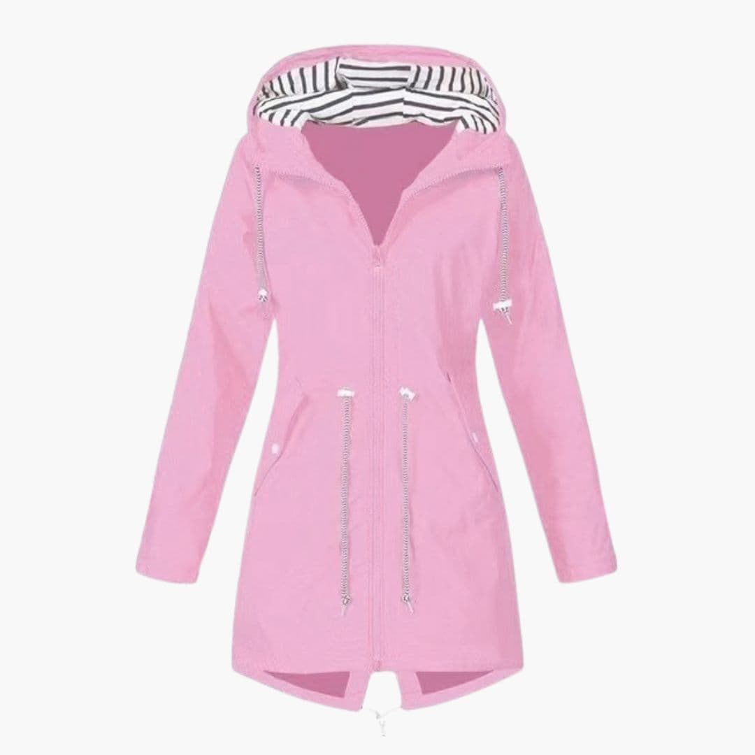 Veste Femme avec Capuche et Taille Ajustable