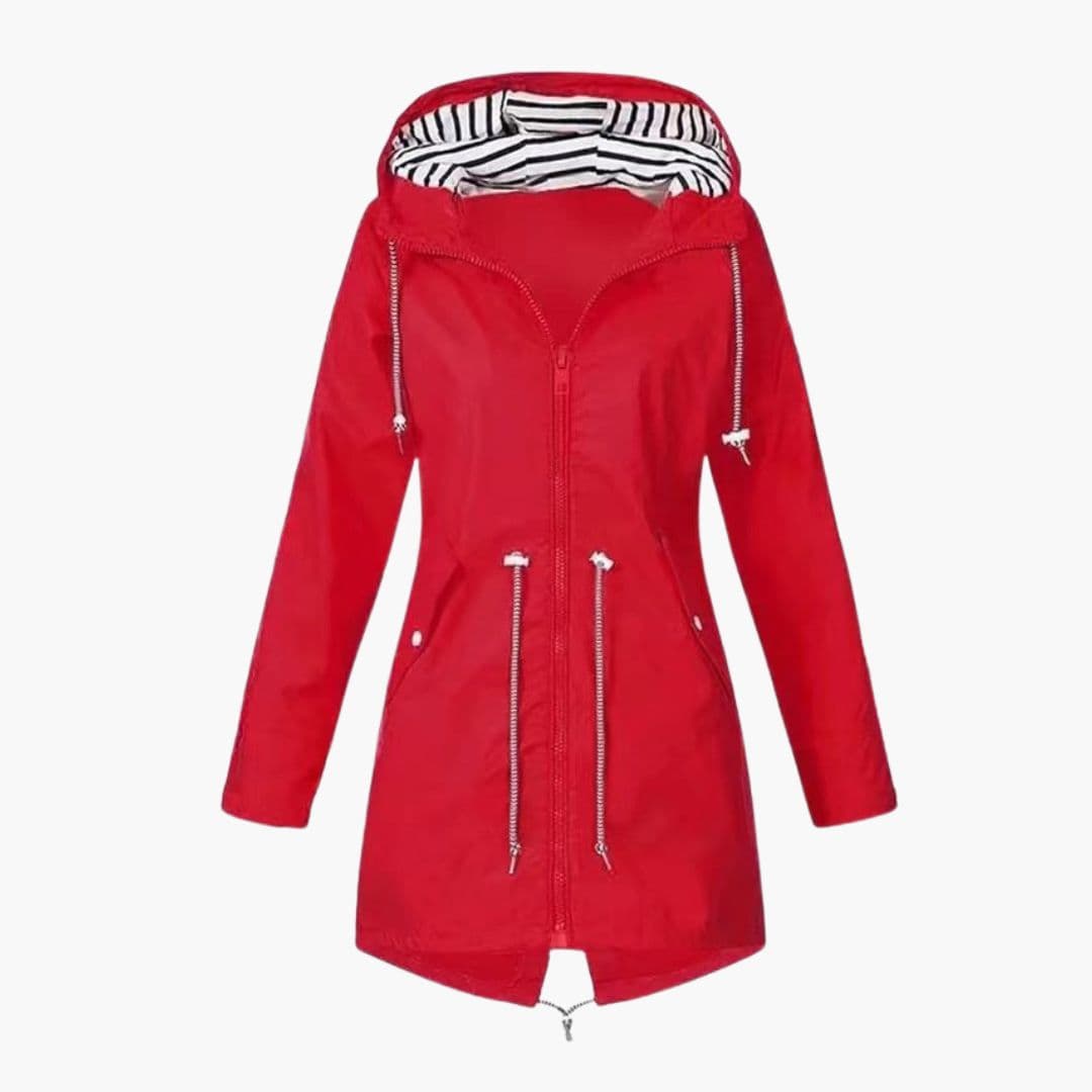Veste Femme avec Capuche et Taille Ajustable
