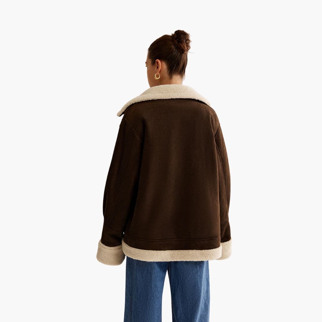 Veste Femme avec Col Rabattable