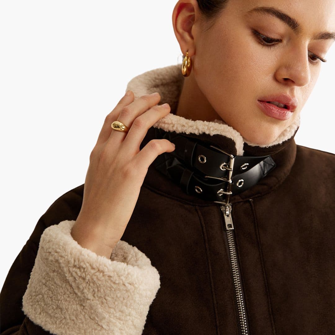 Veste Femme avec Col Rabattable