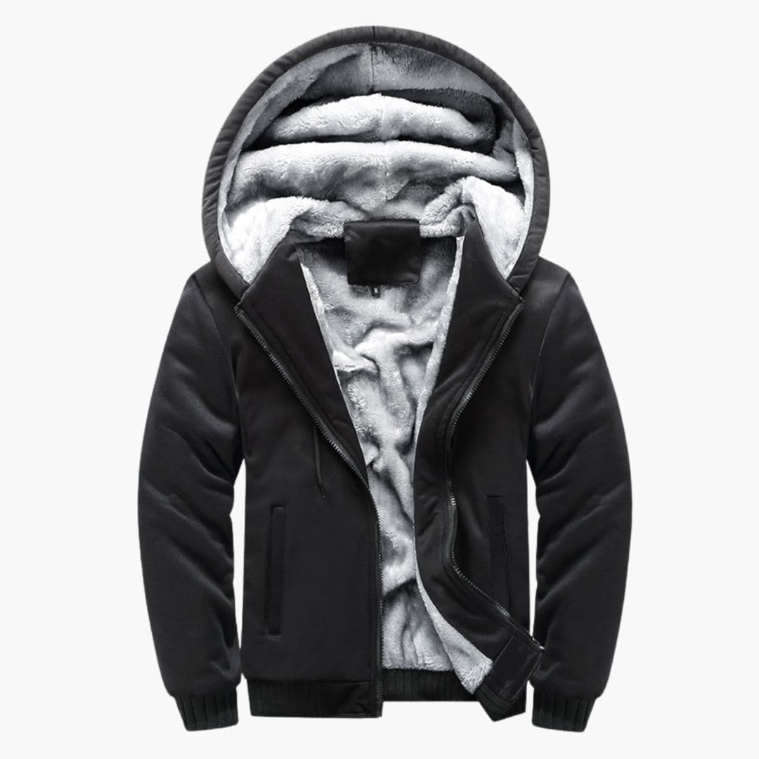Veste Homme à Capuche avec Doublure Polaire