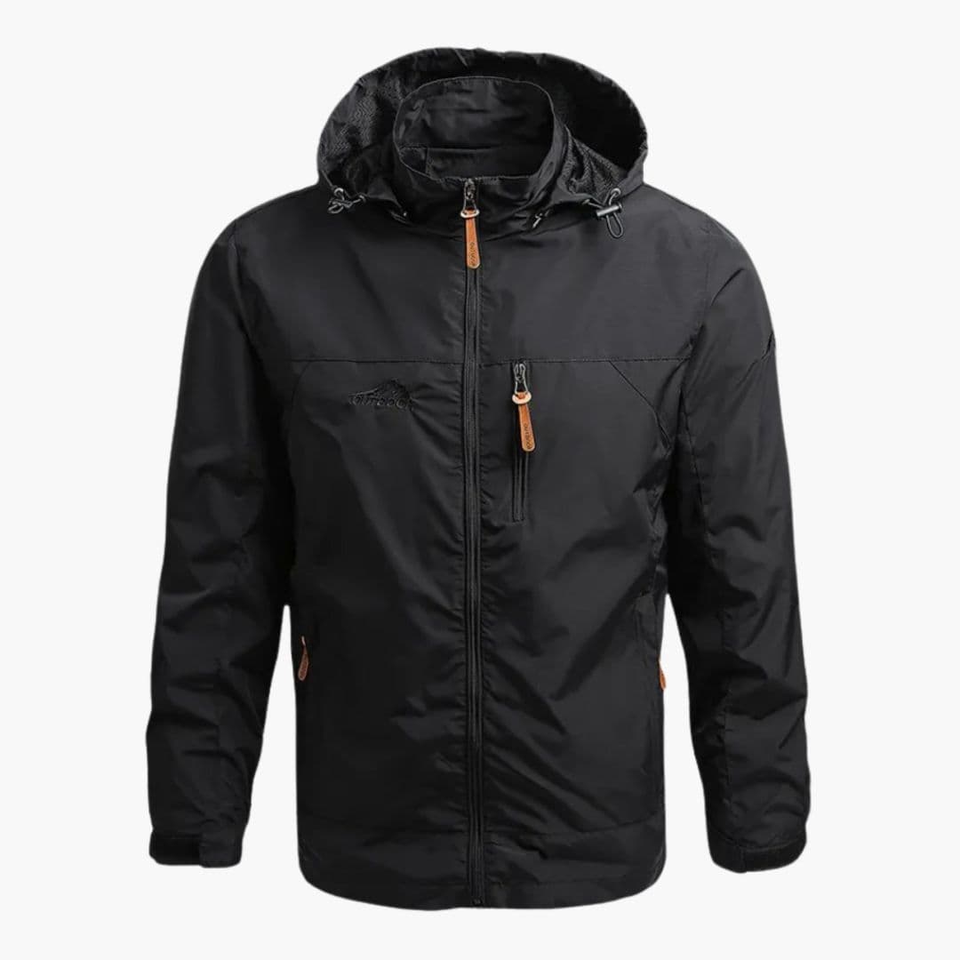 Veste Homme à Capuche avec Fermeture Zippée et Poches