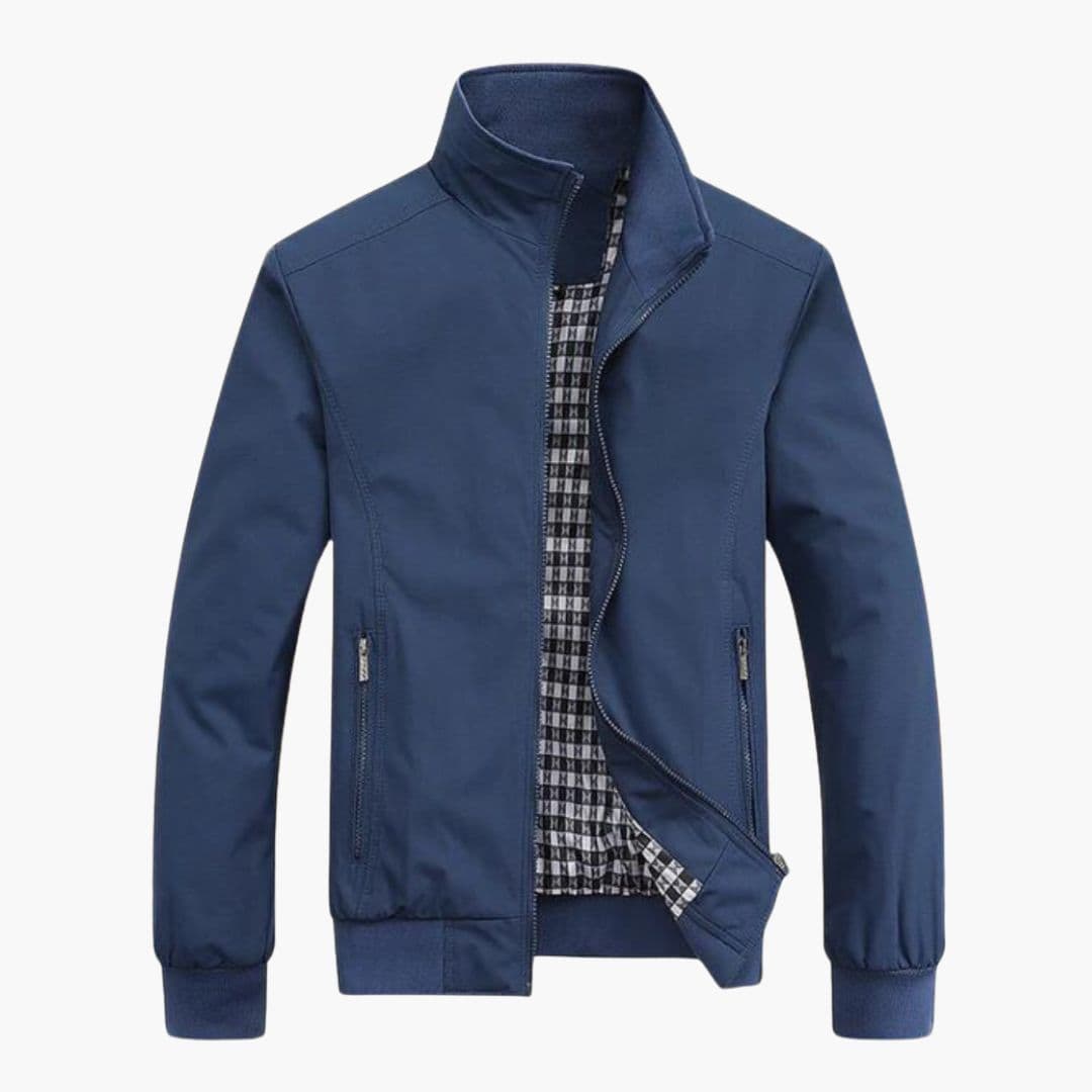 Veste Zippée Homme avec Col Montant