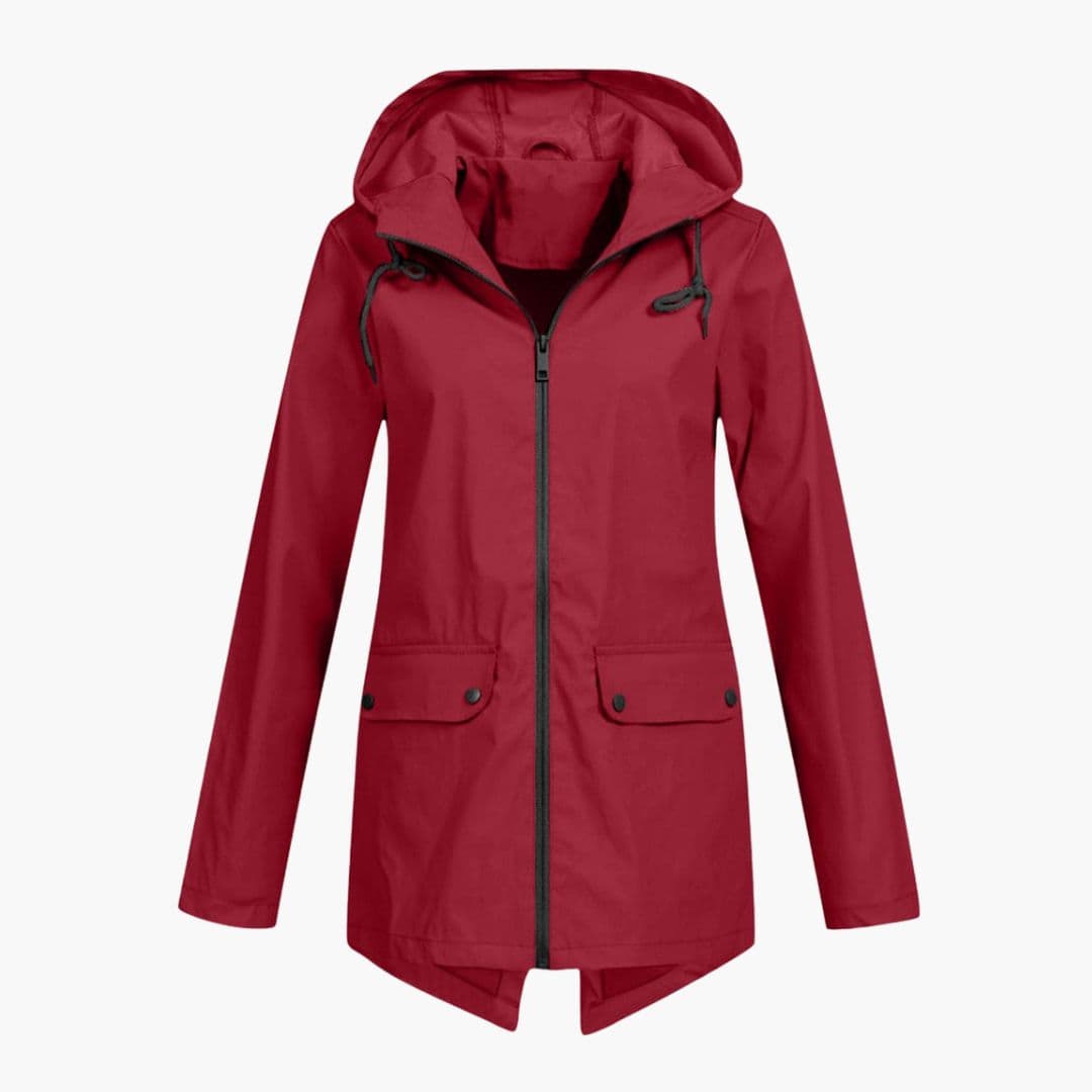 Veste à capuche femme avec fermeture zippée