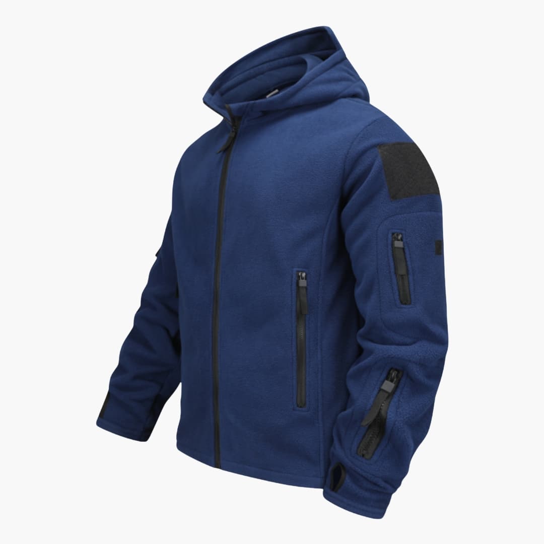 Veste à capuche pour homme avec multiples poches