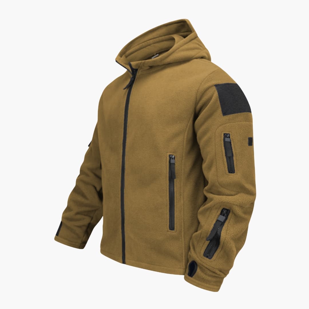 Veste à capuche pour homme avec multiples poches