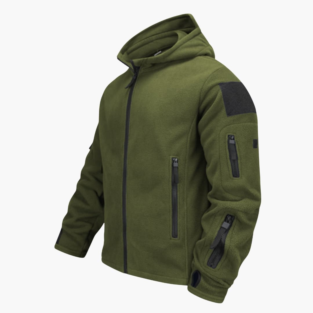 Veste à capuche pour homme avec multiples poches