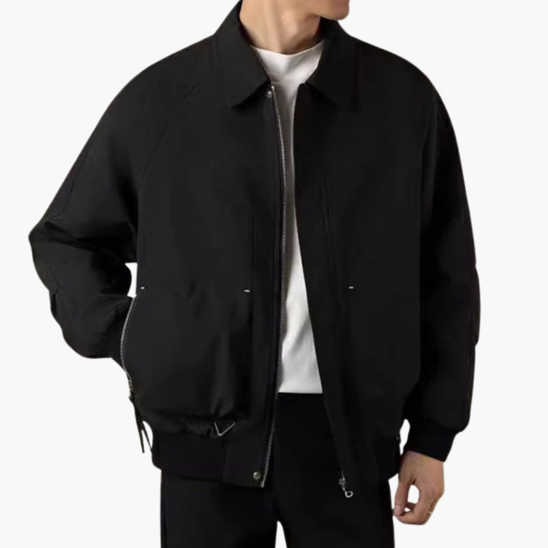 Giacca bomber uomo con chiusura frontale con zip