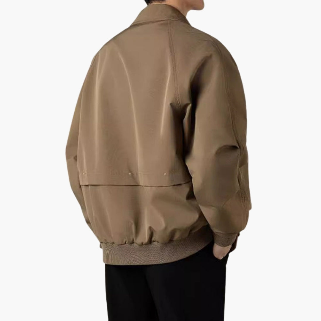 Giacca bomber uomo con chiusura frontale con zip