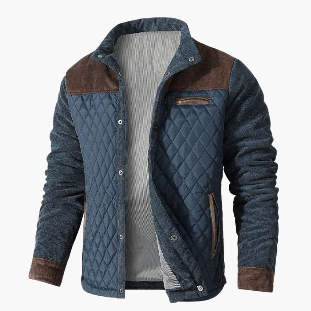 Veste cruiser homme à surface matelassée