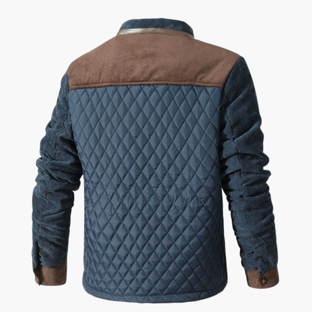 Veste cruiser homme à surface matelassée