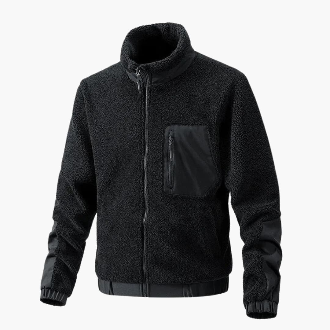 Veste d’automne pour homme avec fermeture zippée