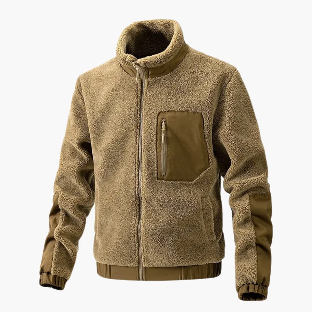 Veste d’automne pour homme avec fermeture zippée