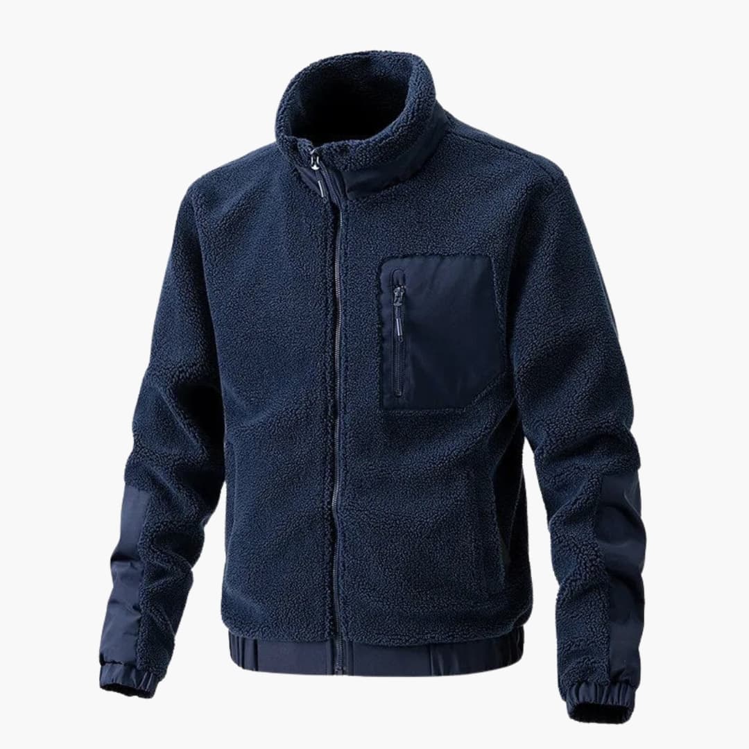 Veste d’automne pour homme avec fermeture zippée