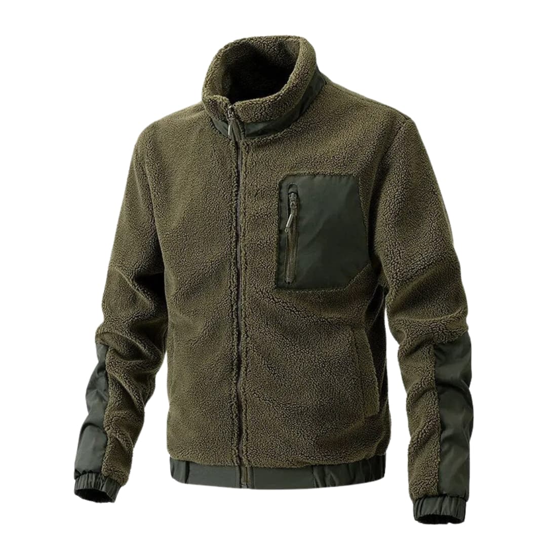 Veste d’automne pour homme avec fermeture zippée
