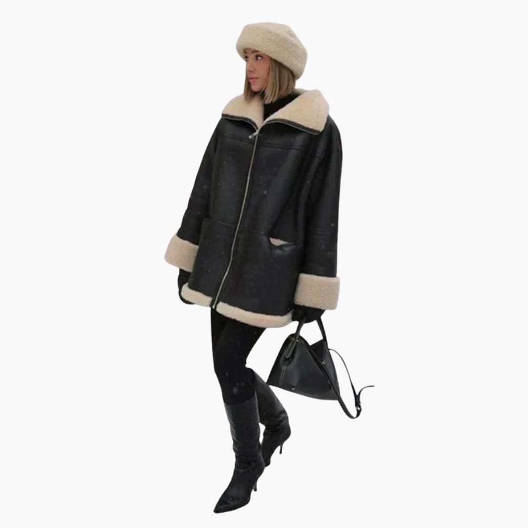 Veste d’hiver femme avec fermeture éclair