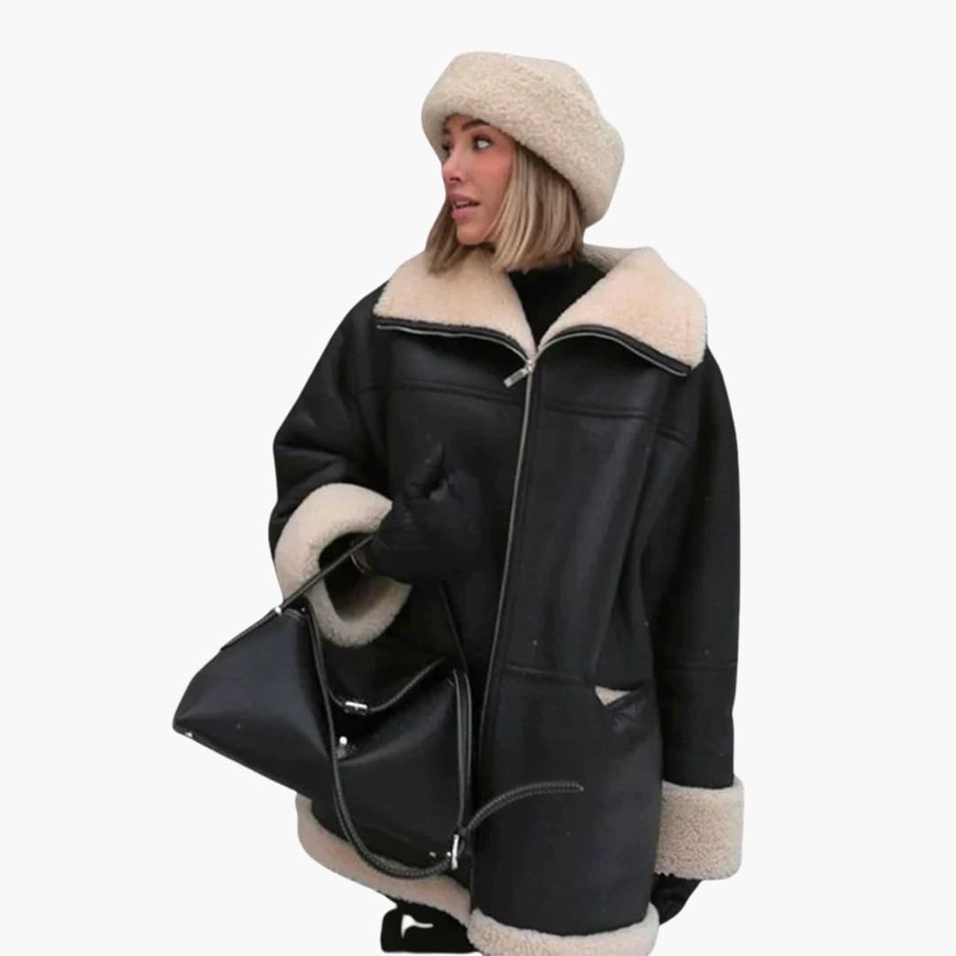 Veste d’hiver femme avec fermeture éclair